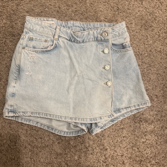 Zara wrap denim skort - Picture 2 of 4